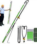 Arborist Slingshot Throw Line Rope Launcher With Trigger For Adults, shown with accessories and carry bag