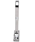 Hella Sturdy Closet Rod Center Supports, 3 Pack Chrome Oval Brackets, upright chrome bracket design for closet rod support