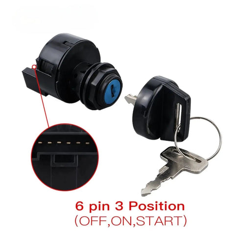 Ignition Key Switch Kit For Ranger 425 Trail Boss 325 2002 2003 Direct Replacement With Key Cover Durable ABS Material