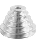 Beefy Aluminum Pagoda Pulley Wheels 2 Pack For Benchtop Drill Press With 14mm And 22mm Bore 5 Step Transmission Sheaves