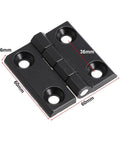 Heavy Duty Zinc Alloy Butt Hinges In Black For Doors Cabinets And Furniture Boxes 60mm Durable Metal Backflap DIY Projects