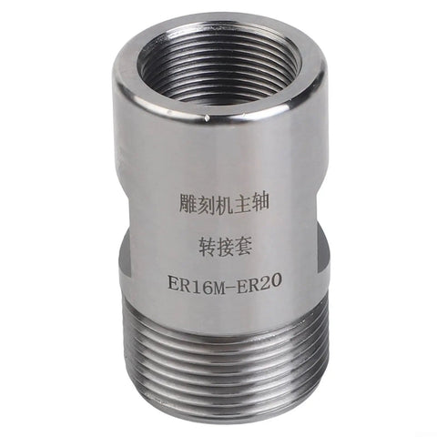 Heavy Duty ER Collet Chuck Spindle Thread Adapter And Motor Rotor Extension Rod Compatible With ER16 To ER20 Chucks Delivering Spot On Alignment And Solid Grip During Every Single Cut