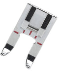 Stainless Steel Opening Patch Presser Foot With Clear View Stitching For Most Household Sewing Machines Must Have Side Cutter For Edge Finishing And A Breeze For Embroidery Appliques And Monograms, stainless steel sewing foot