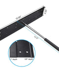 Heavy Duty Metal Folding Tool For Sheet Metal Bending And Forming With A 15.94 Inch Length And 12.8 Inch Handle, showing size dimensions and depth options