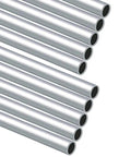 12 Inch Aluminum Tubing Set, 10 Pcs 3/16 OD 1mm Wall Hollow Tubes, 6063 Aluminum Seamless Straight Tubing For DIY Projects
