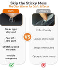 Comparison of Super Grippy Removable Glue Dots For DIY Crafts and Home Decor; features zero residue and strong adhesion.