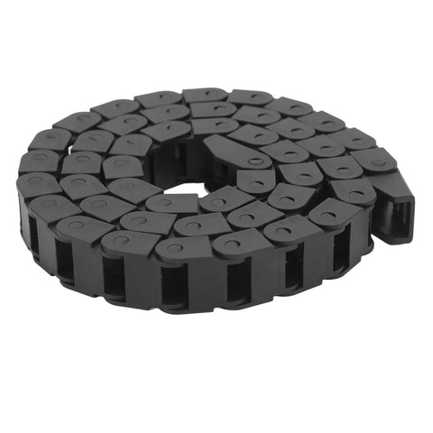 PA66 Nylon Cable Chain One Meter Wire Carrier With End Connectors 10x15mm ID Low Noise Durable Wear Resistant Guide Built To Last