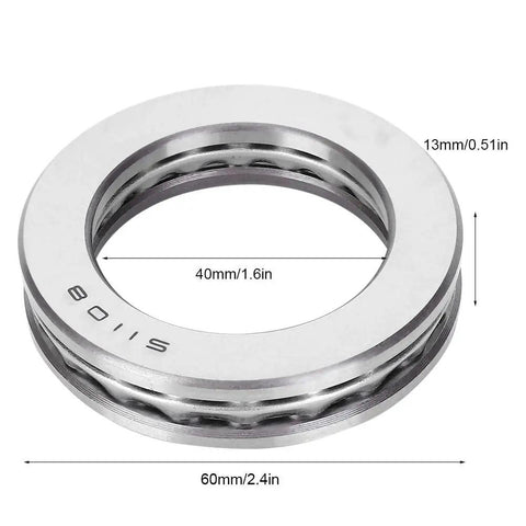 Low Noise 51108 Plane Axial Thrust Bearing Replacement For High Load Machinery And Equipment Durable Quiet Bearing For Fast Operation Installation And Maintenance, measuring 60mm outer diameter