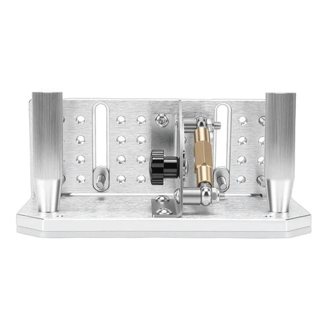 Jiawu Adjustable Belt Grinder Sharpener Jig For Blade Sharpening with aluminum alloy dual press plates and stainless base.