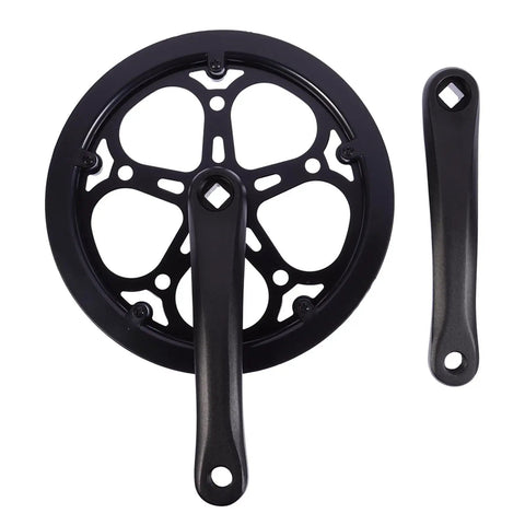 52T 170mm Crank Arm For Single Speed Road Bike Fixie Replacement Crankset With Durable Iron Construction High Performance Chainring