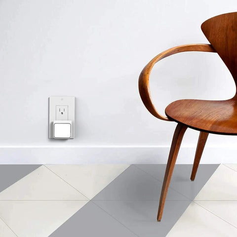 Plug In LED Night Light With Auto Dusk To Dawn Sensor Adjustable Brightness And Color Temperature From Warm White To Cool White in a modern room