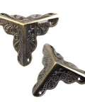 Legit Heavy Duty 48 Pack Antique Bronze Furniture Corner Protectors featuring rock solid one inch metal edge guards.