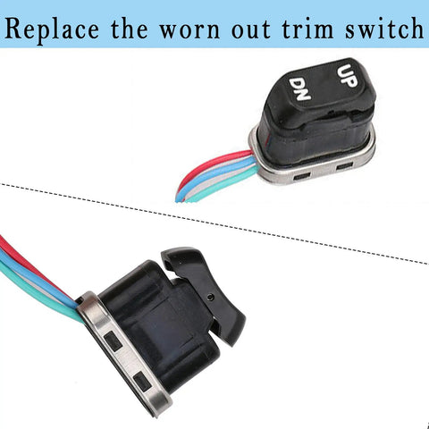 Rock Solid Tilt Trim Switch Replacement For Mercury Mariner Outboard Control Box Plug And Play Install No Soldering Required