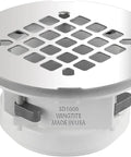 Pro Grade New Construction Shower Drain Top Install 2 Inch PVC And ABS UPC Approved 10 Year Warranty Made In USA for fiberglass showers