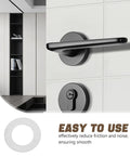 Ultra Thin Stainless Steel Flat Washers Set, 8x14x0.1mm Spindle Shims, 100 Pcs, Door Knob Repair Spacers, DIY Home Hardware Maintenance, Durable, Corrosion Resistant, Slim Fit for Tight Installations on door handle and lock