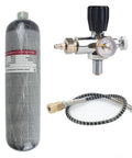 Beefy 3L 4500Psi Carbon Fiber Air Tank For PCP Air Rifles And Scuba Gear With Regulator Valve M18 Thread Empty Bottle
