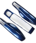 Blue Porsche Key Fob Cover Replacement Shell For Cayenne Panamera 911 718 Macan Boxster Cayman, precision fit display