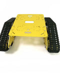 Front view of Shock Absorption Robot Tank Chassis With Suspension Holder For Arduino And Raspberry Pi, RC Tracked Model