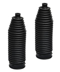 Front 6 Piece Tie Rods Kit For 2013 Through 2018 Ram 1500 With Outer And Inner Tie Rod Ends And Rack And Pinion Boots, black rubber rack boots