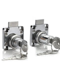Copper Drawer Locks For Cabinets And Cupboards With Desk Hasp And Cam Lock Latch Heavy Duty Keyed Locking With Two Keys