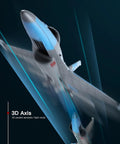 F16 Style RC Fighter Plane Three Channel With Gyro And 2.4GHz Radio Control EPP Foam Fixed Wing Stunt Glider in 3D axis flight