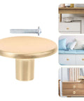 Gold Brushed Zinc Alloy Wardrobe Door Handle With Single Hole Cabinet Pull For Kitchen Cupboard And Closet Furniture Replacement