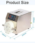 Electric Liquid Transfer Pump With 5 To 10 Liters Per Minute Adjustable Flow For High Viscosity Fluids, Nonstick Gear For Easy Cleaning, Handles Honey Up To 8 Kg Per Minute, Food Grade Pumping System For Processing And Filtering, 325mm x 188mm x 225mm