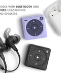 Screen Free Portable Music Player For Kids And Fitness With Offline Amazon Music, Bluetooth and wired headphones visible