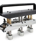 Three Station Roller Metal Bender For Roofing with adjustable large radius for easy 0 to 90 degree bends on thin sheet metal