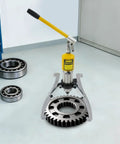 Super Bad Ass 20 Ton Hydraulic Gear Puller Kit Swappable Two Three Jaws Wheel Bearing Separator Works Vertical Horizontal Brake Drum Hub Rotor Axle Shaft Removal Garage Pro Shop Keeps Engines Running Smooth And Cool Without Breaking Down Ever. hydraulic puller with bearing and gear