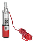 Hella Durable Stainless Steel Solar and DC 12V Submersible Sump Pump for clean water, featuring a compact design and long power cable.