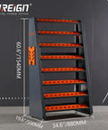 Single Side CNC Tool Cart With Removable Tool Rack, Parallel Storage For Short CNC Tool Holders, Durable CNC Trolley For HSK63-84CAP