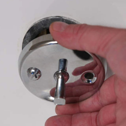 Installing Chrome Bathtub Overflow Plate With Trip Lever Replacement For 2 Inch Tub Drain Easy Install No Fuss Durable Hardware