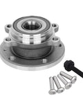 Wheel Bearing Hub Assembly 513253 fits Audi A3 TT Q3 Beetle CC Eos Golf and more, shown with bolts, front view