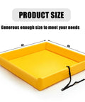 2 Pack Folding Duck Pond Kit With Easy Setup Portable Spill Containment Mini Berm Platform Tray 4 Ft By 4 Ft By 6 Inch