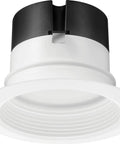 4 Inch LED Recessed Downlight Kit 6 Pack With White Baffle Trim 90 CRI Five Color Temperature Switch From 2700K To 5000K E Series M2 CP6