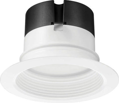 4 Inch LED Recessed Downlight Kit 6 Pack With White Baffle Trim 90 CRI Five Color Temperature Switch From 2700K To 5000K E Series M2 CP6