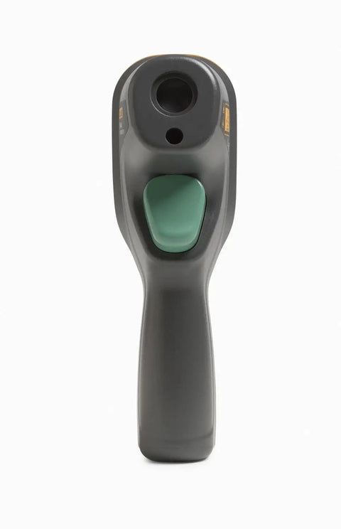 Infrared Temperature Gun With Pinpoint Laser, Big Backlit Screen, Super Slim And Lightweight, IP40 Protective, Fits Right In Your Tool Box, Quick Accurate Readouts For Pros And DIYers, front view