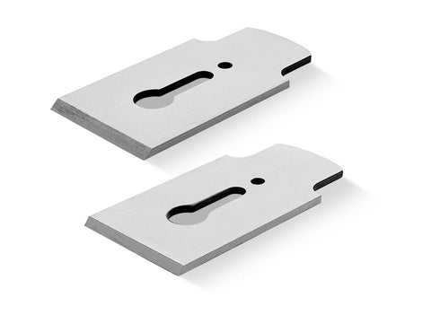 Two high speed steel extra blades for Low Angle Smoothing Plane Loaded With Extra Hhs Blades For Gnarly Figured Lumber.