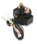 Plug And Play 12V Starter Relay For Four Wheel Scooters Go Karts And Motocross Heavy Duty Solenoid Switch with wiring.