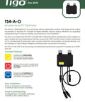 Image showing the TS4-A-O Module Add-On For Rapid Shutdown And Optimization, 1500V UL TUV Listed, 1.2M Cable, MC4 Connectors.