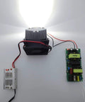 Beefed Up Aluminum Heatsink Cooling Fan With 44mm Lens 60 Degree Beam For 50W To 100W LED Chips DIY Projector Floodlight