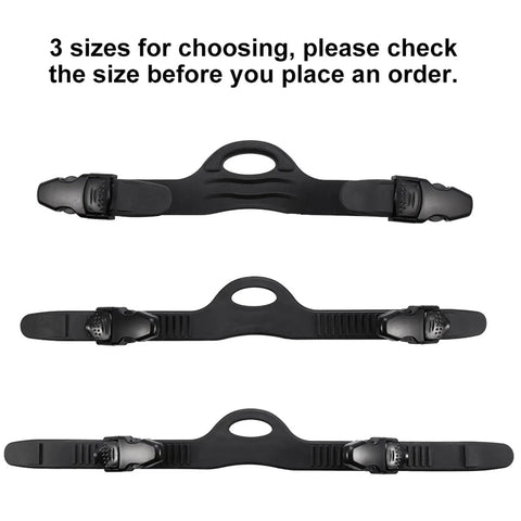 Fin Straps Adjustable Diving Straps For Outdoor And Indoor Water Sports Cozy Rubber Fins Straps 1 Pair Quick Fit black options