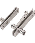 Stainless Steel Concealed Door Hinge With Thickened Pivot For 360 Degree Rotation Heavy Duty Rustproof Hinge For Wood And Aluminum Frame Doors