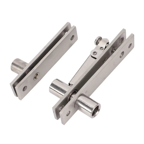 Stainless Steel Concealed Door Hinge With Thickened Pivot For 360 Degree Rotation Heavy Duty Rustproof Hinge For Wood And Aluminum Frame Doors