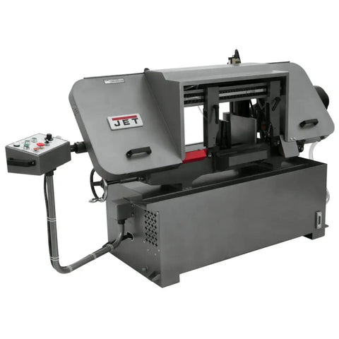 12 By 20 Inch Semi Automatic Horizontal Bandsaw With Variable Speed Drive, 3 HP, 230/460V Three Phase, Swivel Control Panel, Heavy Duty Gear Train, Pro Grade Performance, Counterbalanced Feed System, Model J7060