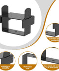 Upgrade Your Ride With This 4-Piece Stainless Steel Leaf Spring Clamp Kit For Easy Repair And Serious Stability On Trucks Campers Or Trailers When Towing Heavy Loads It Slaps Right On To Lock The Axle And Give You A Smooth Sailing Experience Without Any black stainless steel leaf spring clamp for 2.5-inch springs