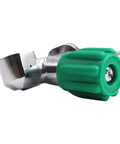 4500 Psi Scuba Tank Valve DIN Yoke M18x1.5 Copper Body High Flow Design For Maximum Regulator Performance Durable Green