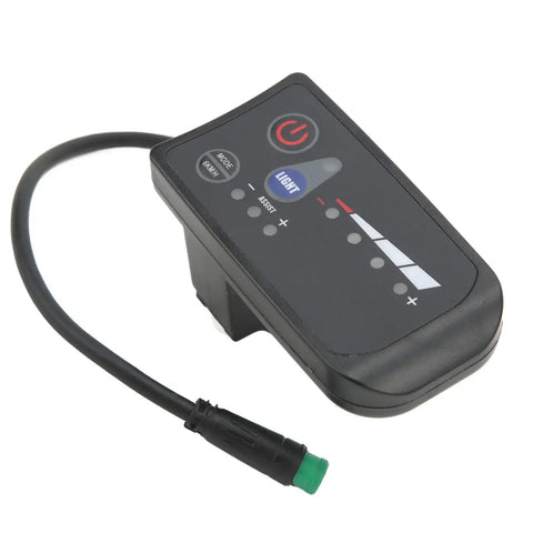 All In One 48V LED Power Level Display Meter With Speed Control For Electric Bicycles And Mountain Bikes Durable ABS Housing