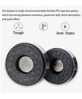Tough As Nails 304 Stainless Steel Adjustable Leveling Feet With Swivel Base And No Sweat M8 M10 M12 Thread Setup For Industrial Workbenches And Furniture Glide Pads, PVC bottom, anti-skid design.